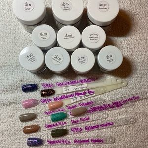 Bundle of sparkle & co dip powders